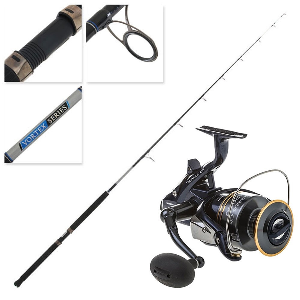 Shimano Thunnus 12000 F CI4 Vortex Spinning Strayline Combo 6ft 10in 10-15kg 1pc