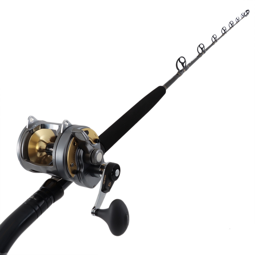 Shimano Tyrnos 30 Status Blue Water Bent Butt Deep Drop 2-Speed Game Combo 5ft 6in 22-36kg 2pc