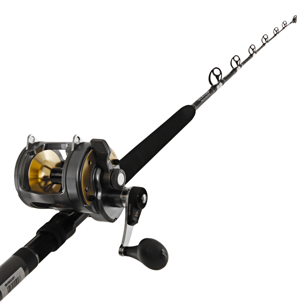 Shimano Tyrnos 30 Status Blue Water RT 2-Speed Lever Drag Game Combo 5ft 6in 24kg 1pc