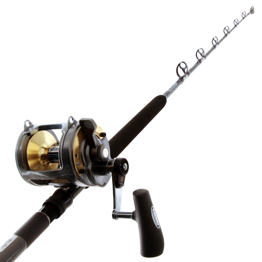 Shimano Tyrnos 50 Status Blue Water RT 2-Speed LRS Drag Game Combo 5ft 6in 37kg 1pc