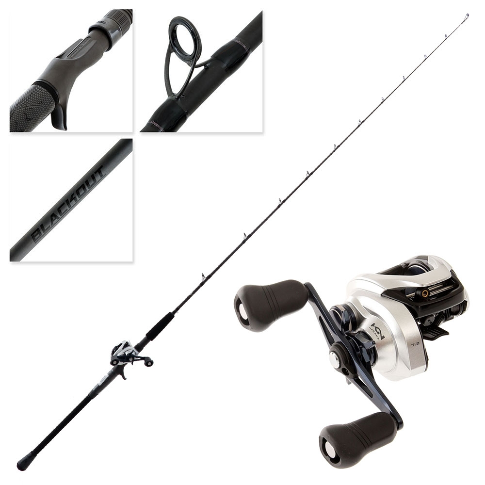 Shimano Tranx 200A-HG Blackout Baitcaster Combo 6ft 4in 45-160g 1pc