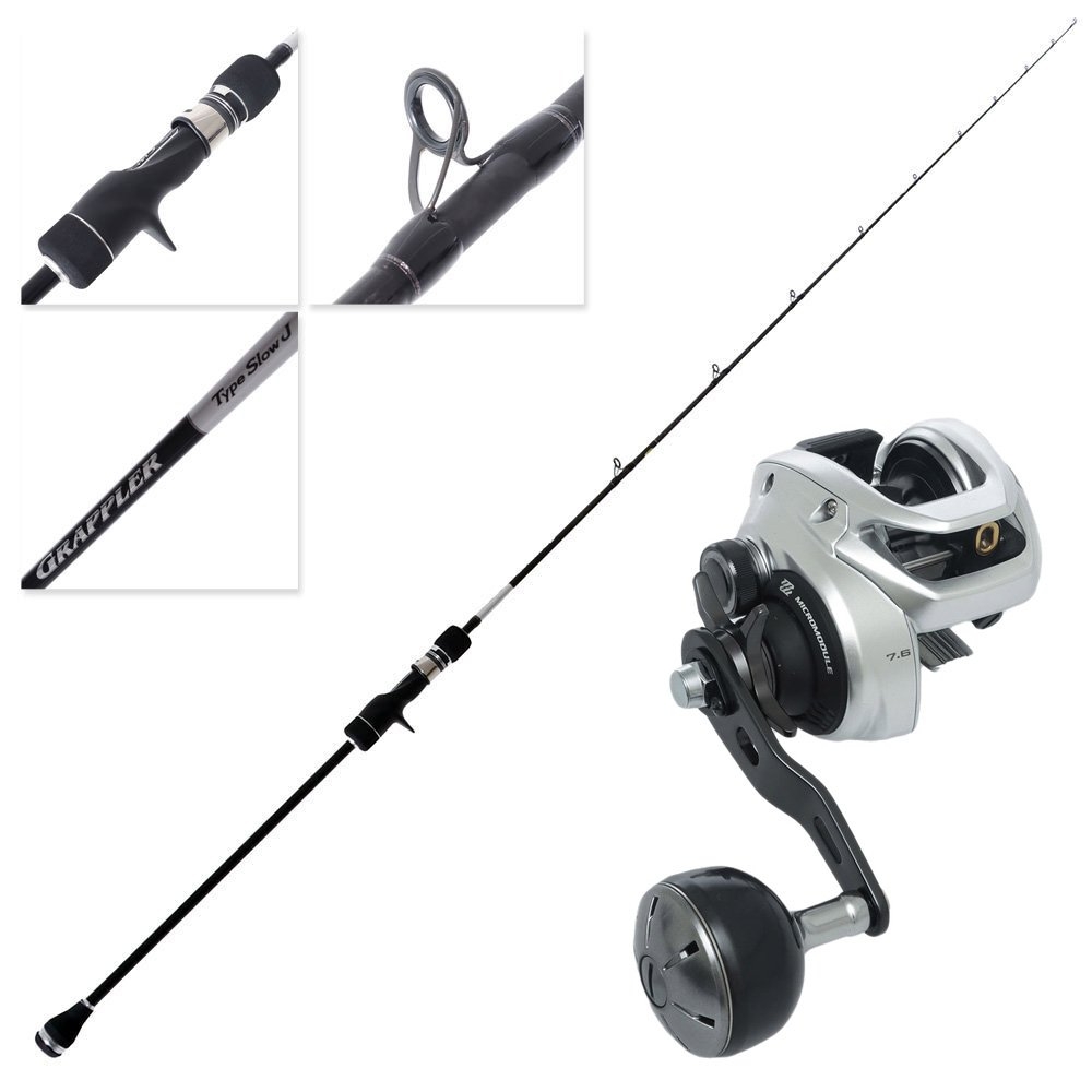 Shimano Tranx 300HG B 25 Grappler Type SJ B664 Slow Jig Combo 6ft 6in 330g 2pc
