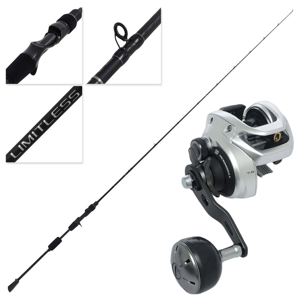 Shimano Tranx 300HG B Limitless Slow Pitch OH Combo 6ft 2in PE4 Max 300g 1pc