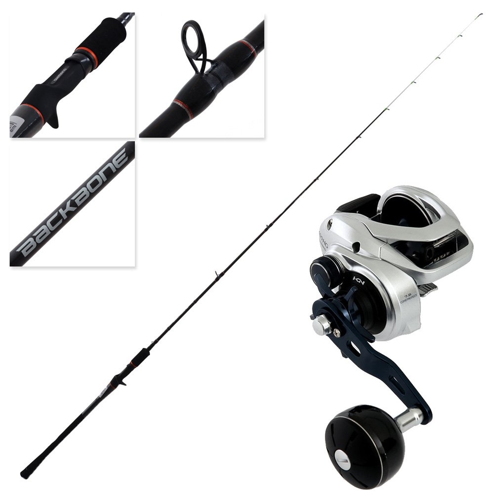 Shimano Tranx 400A-HG Backbone Medium Slow Jig Combo 6ft 6in 10-20lb 1pc