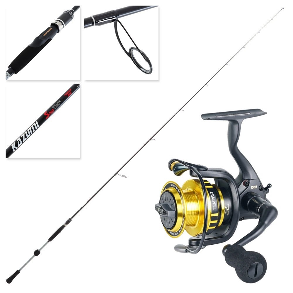 TiCA Tempest TT2500 Kazumi Slow Jig Spin Combo 8ft 15-55g 2pc