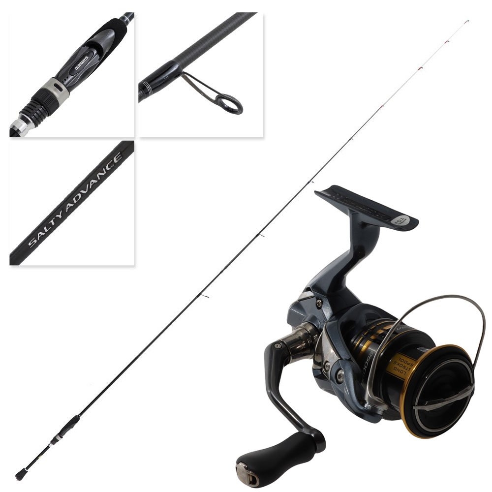 Shimano Ultegra 2500HG FC Salty Advance Slow Jig Spin Combo 6ft 10in PE0.1-0.6 2pc
