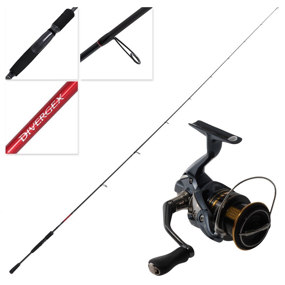 Shimano Ultegra 2500HG FC Divergex Medium Light Canal Spin Combo 8ft 3-5kg 2pc