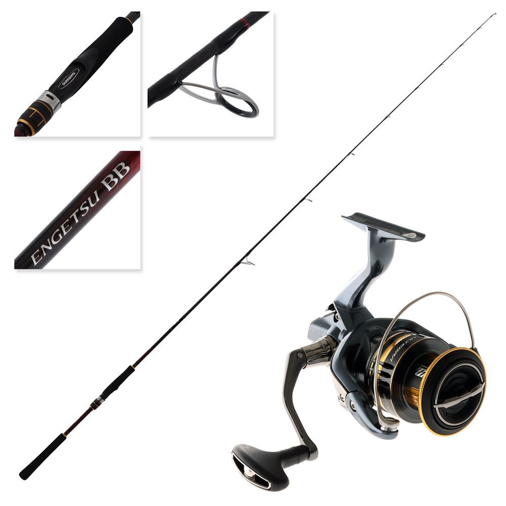 Shimano Ultegra 4000XG FC Engetsu BB Medium Slow Jig Spin Combo 6ft 10in 20-100g 2pc