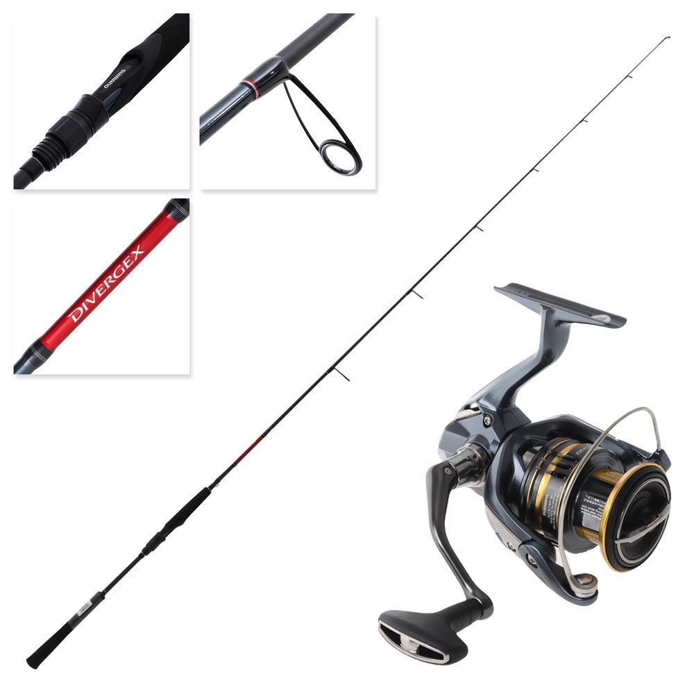 Shimano Ultegra FC C3000HG Divergex Light Micro Jig Spin Combo 6ft 3in PE1.2 1pc