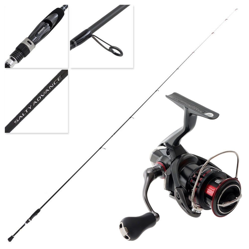 Shimano Vanford 1000 F Salty Advance Slow Jig Spin Combo  6ft 10in PE0.1-0.6 2pc