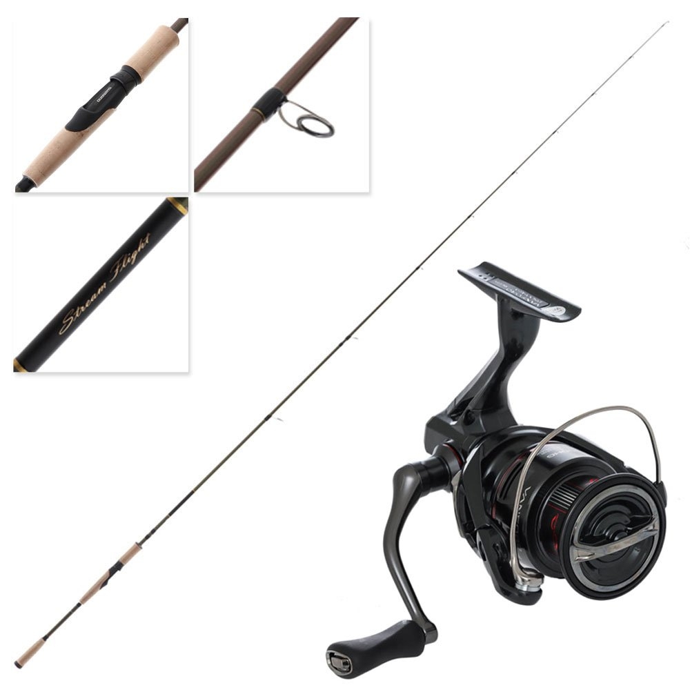 Shimano 24 Vanford 2500 HG A Stream Flight Medium Light Spin Freshwater Combo 8ft 3-6kg 2pc