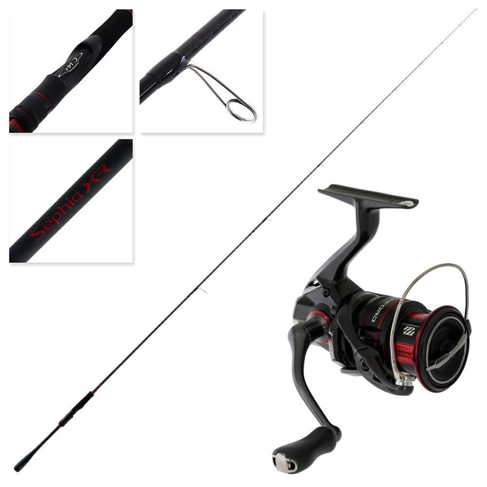Shimano Vanford 2500 HG Sephia XR Medium Light Egi Squid Combo 8ft 6in PE0.4-1.0 2pc