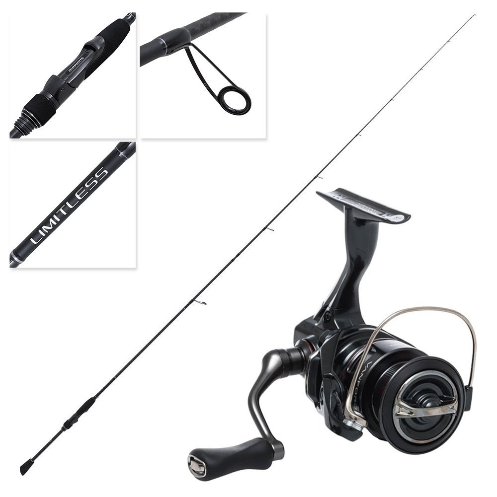 Shimano 24 Vanford C2000 HG A Limitless Light Softbait Spin Combo 7ft 3-5kg 2pc