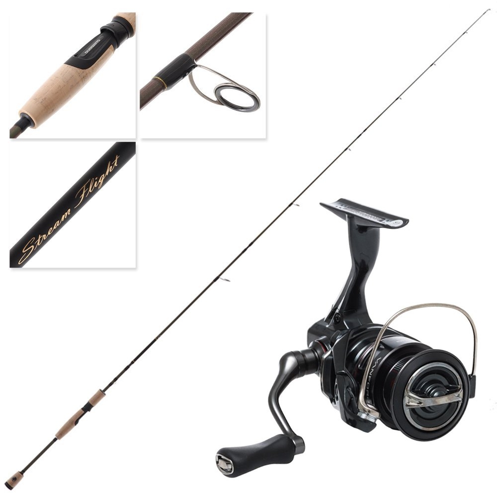 Shimano 24 Vanford C2000 HG A Stream Flight Light Spin Freshwater Combo 6ft 6in 2-5kg 4pc
