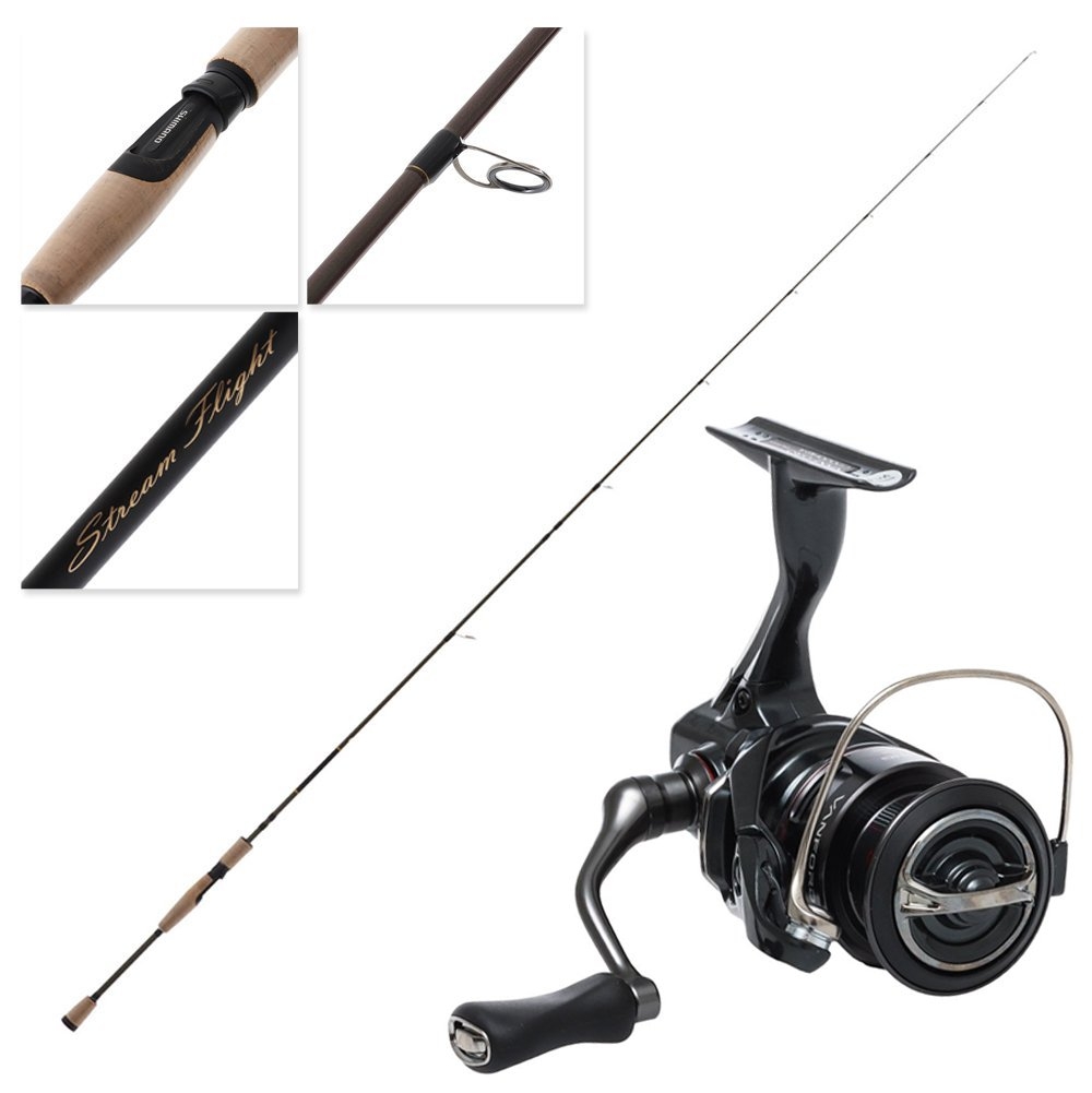 Shimano 24 Vanford C2000 HG A Stream Flight Light Spin Freshwater Combo 7ft 2-5kg 2pc
