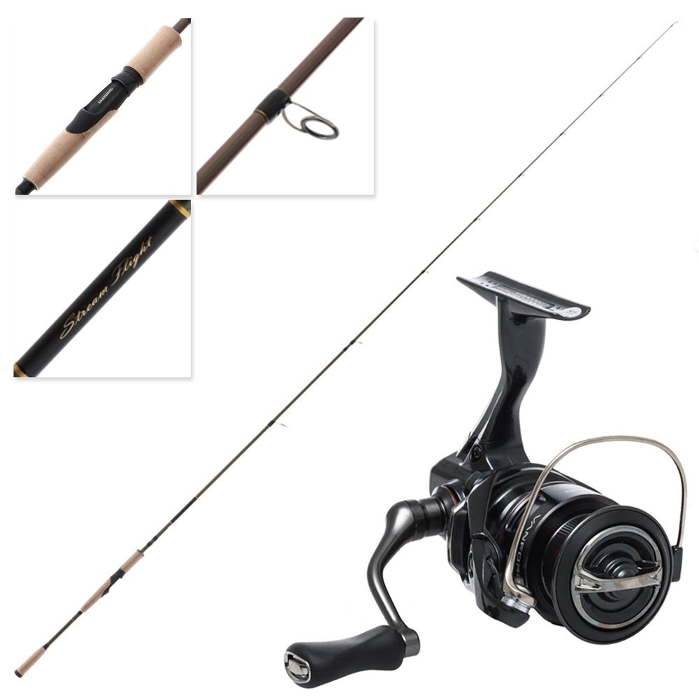 Shimano 24 Vanford C2000 HG A Stream Flight Medium Light Spin Freshwater Combo 8ft 3-6kg 2pc