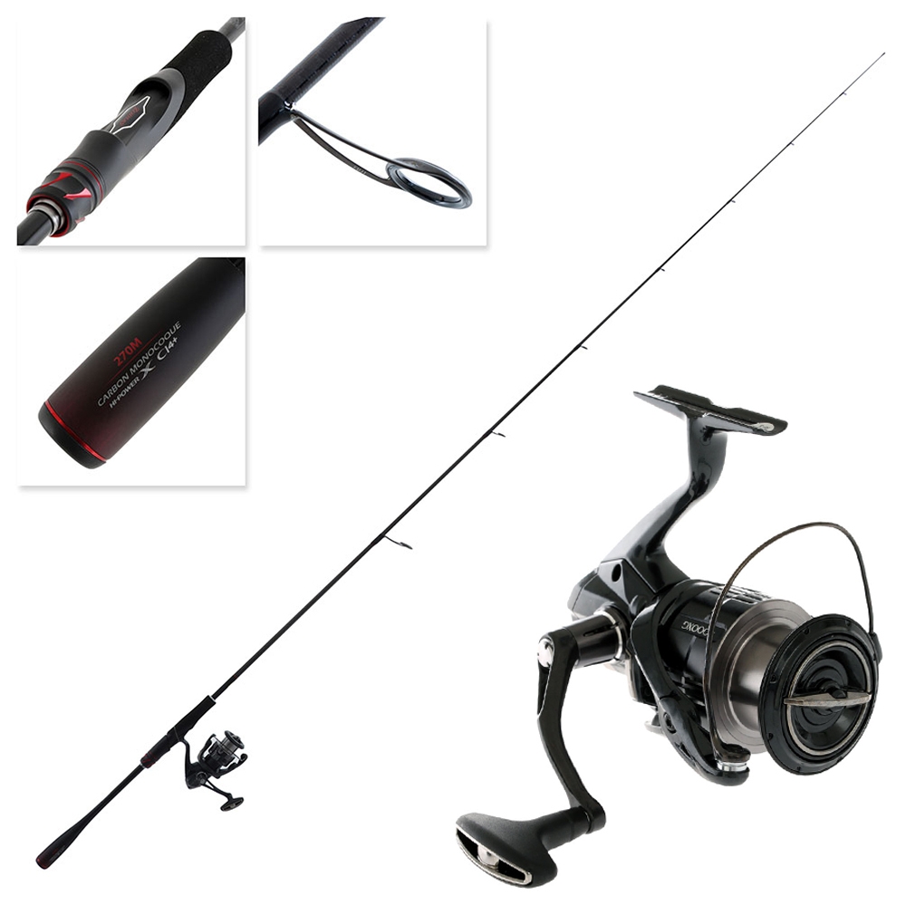 Shimano Vanquish 4000 FB XG Zodias 270MH Med Heavy Softbait Spin Combo 7ft 6-12lb 2pc
