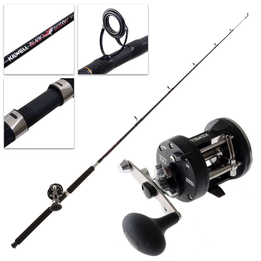Kilwell XP3000 Black Shadow 601BT Boat Combo 6ft 8-12kg 1pc