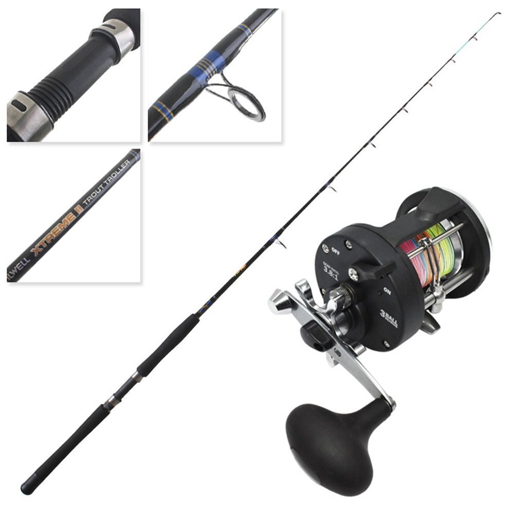 Kilwell XP5000 3BB Level Wind Xtreme II Trout Troll Combo 5ft 6in 6-10kg 1pc