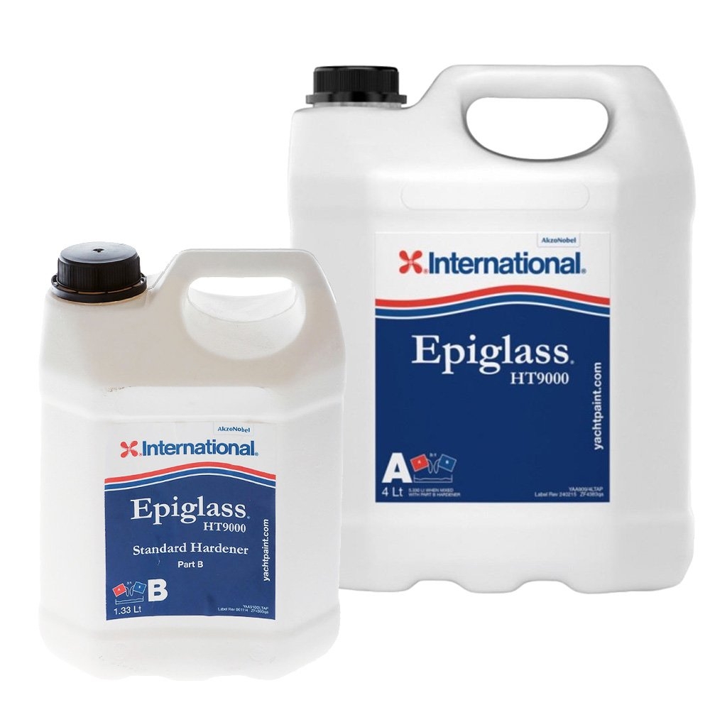 International Epiglass HT9000 Part A Epoxy Resin 4L with Part B Standard Cure Hardener 1.33L