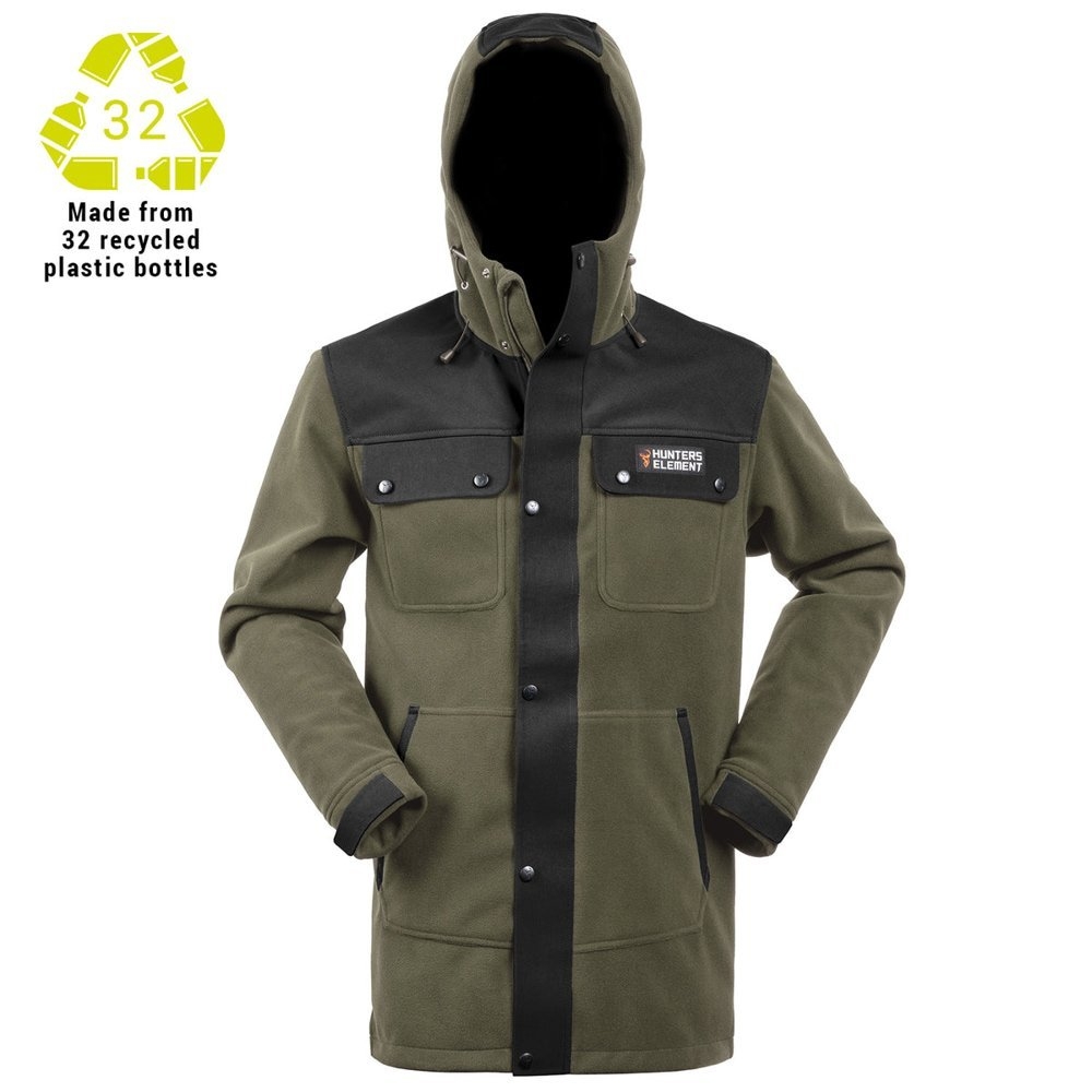 Hunters Element Full Zip Bush Coat Jacket Navy/Slate 2XL