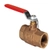 V-Quipment Bronze Ball Valve G 1-1/4in for 32mm Diameter Hose