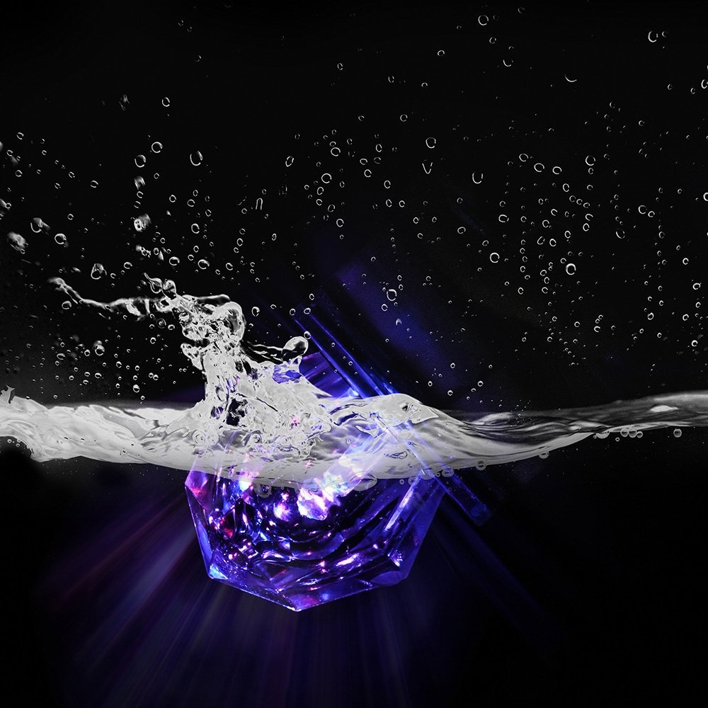 Bluewing Water Activated Diamond Deep Drop LED Light Twin Pack