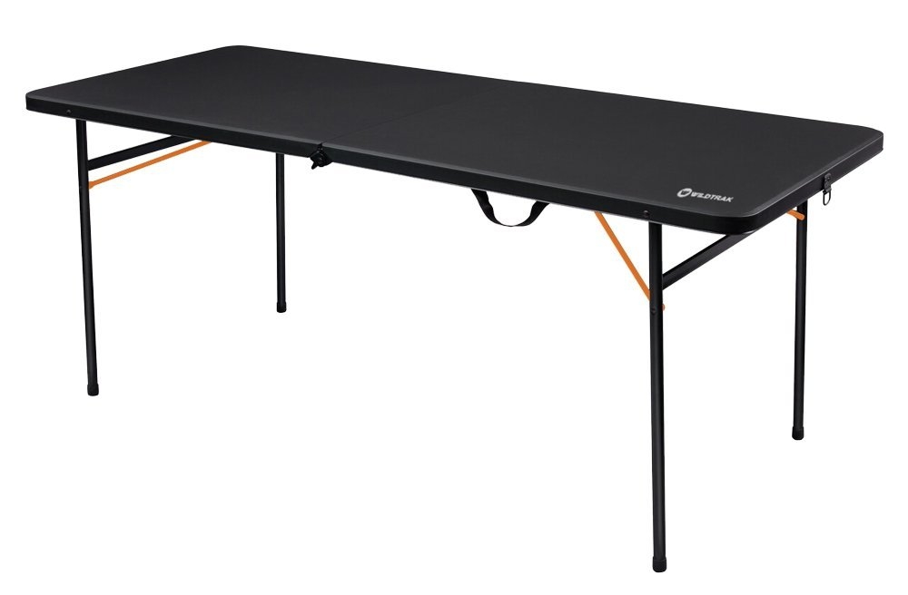 Wildtrak Bi-Fold Aluminium Camping Table 182 x 76 x 73cm
