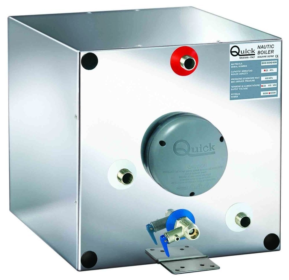 Quick Nautic BXS Square Stainless Water Heater 25L