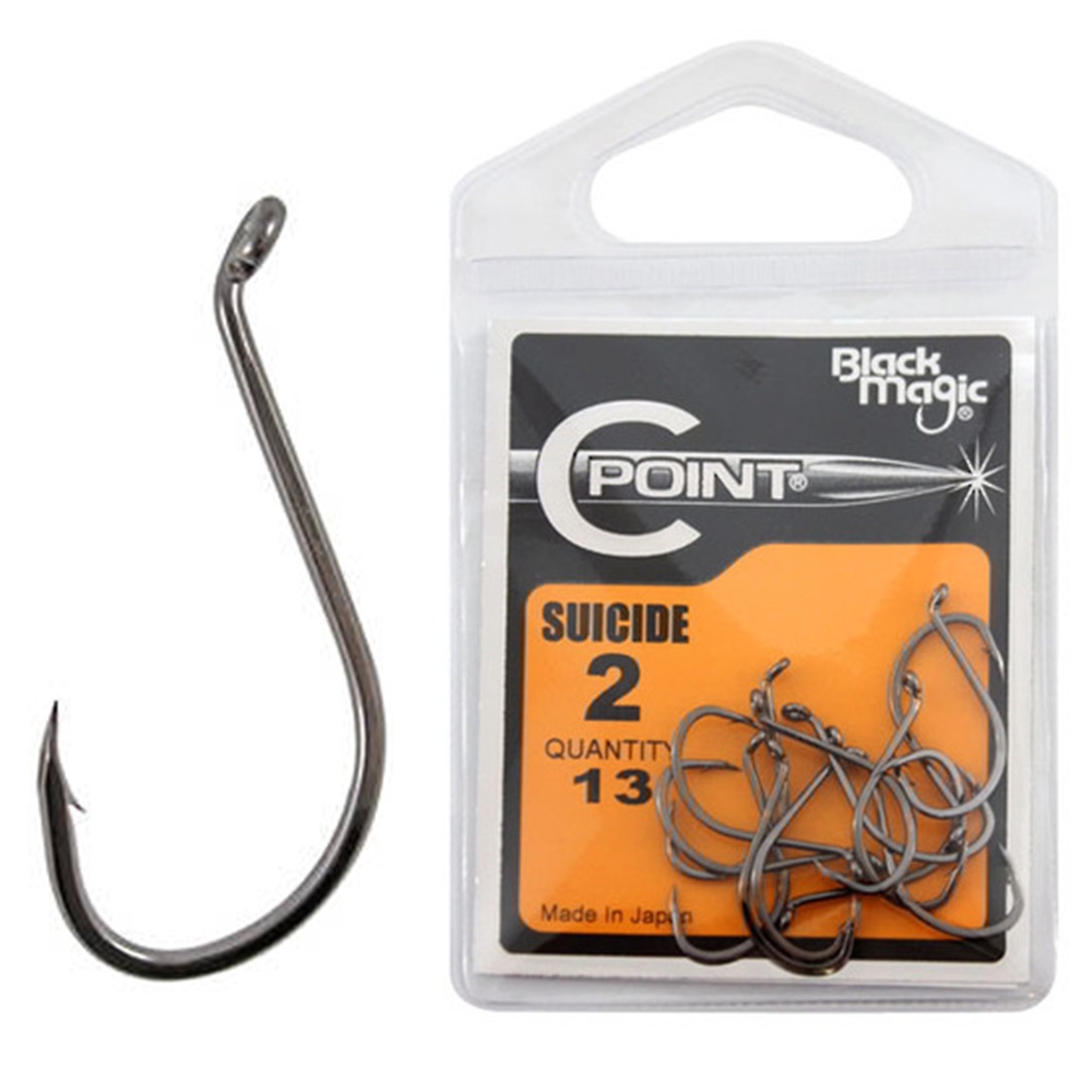Black Magic C-Point Suicide Hooks Small Pack 02 Qty 13