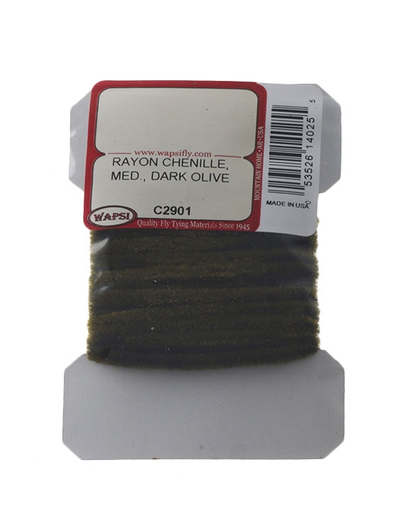 Wapsi Rayon Chenille Dark Olive M