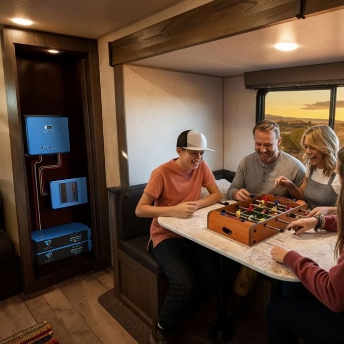 BLUETTI RV5 / B4810 / Epanel / Epad / 100W Solar Panels Combo with Cables 