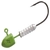 TT Lures HeadlockZ Finesse UV Jig Head Motor Oil 1/16oz 1.8g #2 Qty 4