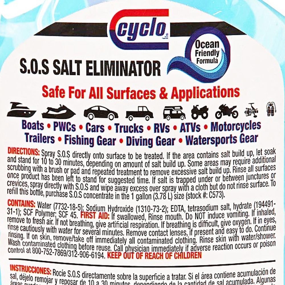 Cyclo SOS Spray Off Salt Premixed Spray 651ml