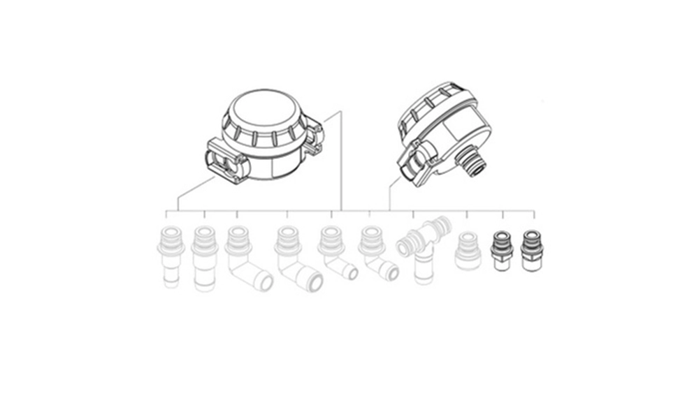 Johnson KlickTite Port T-Connector 3/4in Barb Johnson KlickTite Port T-Connector 3/4in Barb