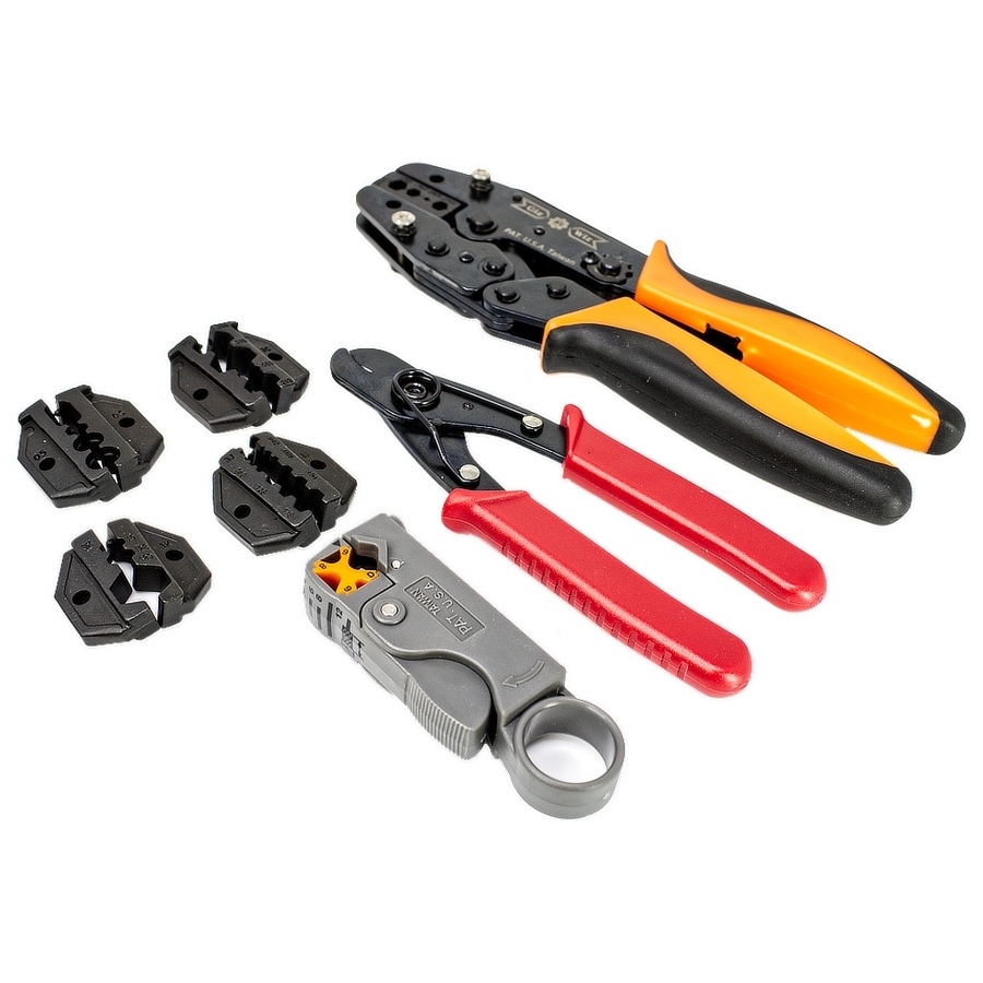 TCC Industries Quick Change Ratchet Crimper Tool Kit