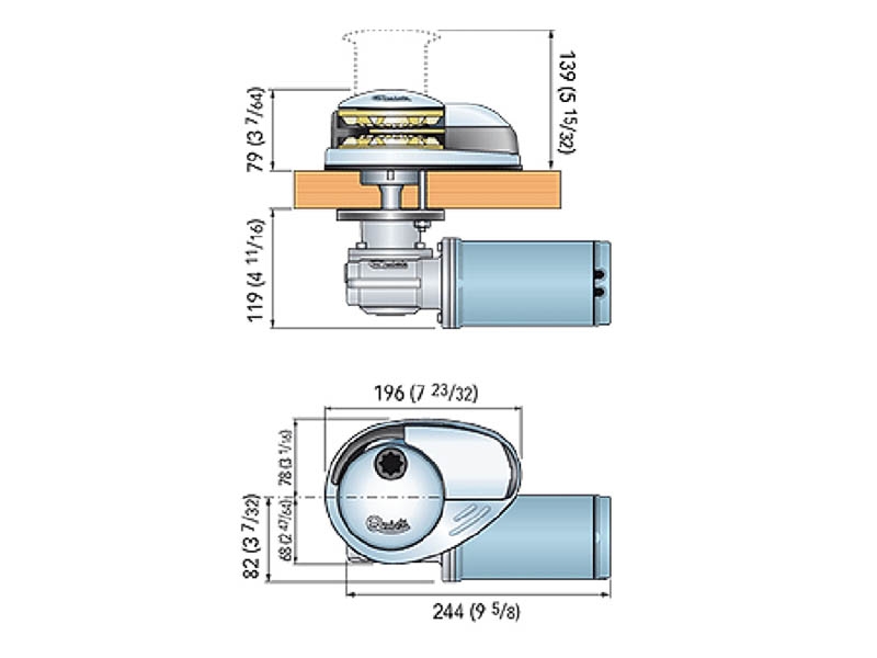 Quick Prince DP2 Vertical Windlass