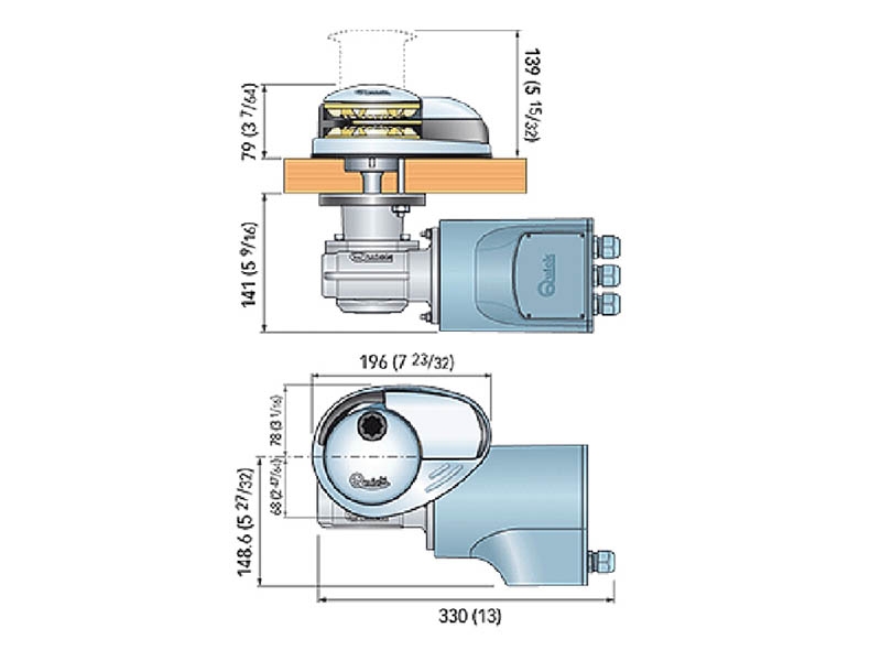 Quick Prince DP2 Vertical Windlass