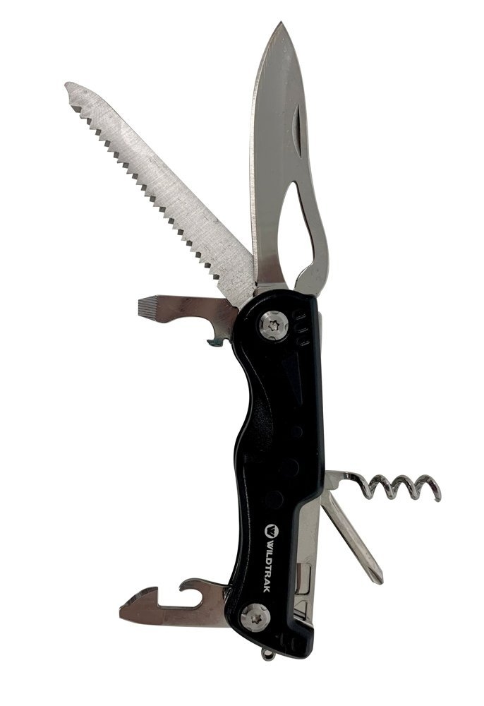 Wildtrak 9-in-1 Multi-Function Tool with Pocket Knife