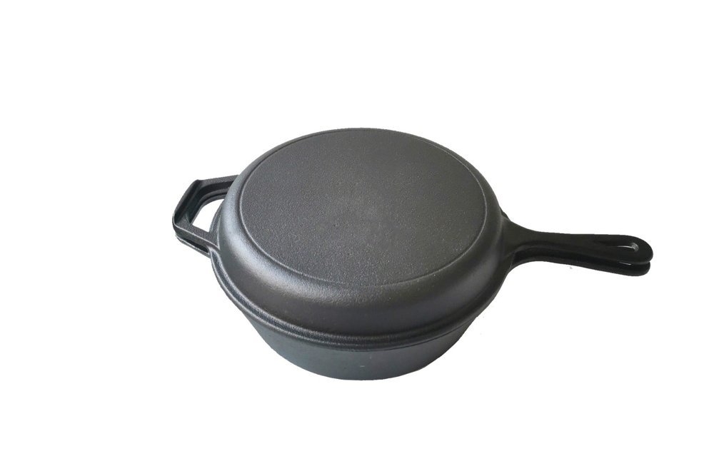 Wildtrak Pre-Seasoned Cast Iron Combo Cooker 3L