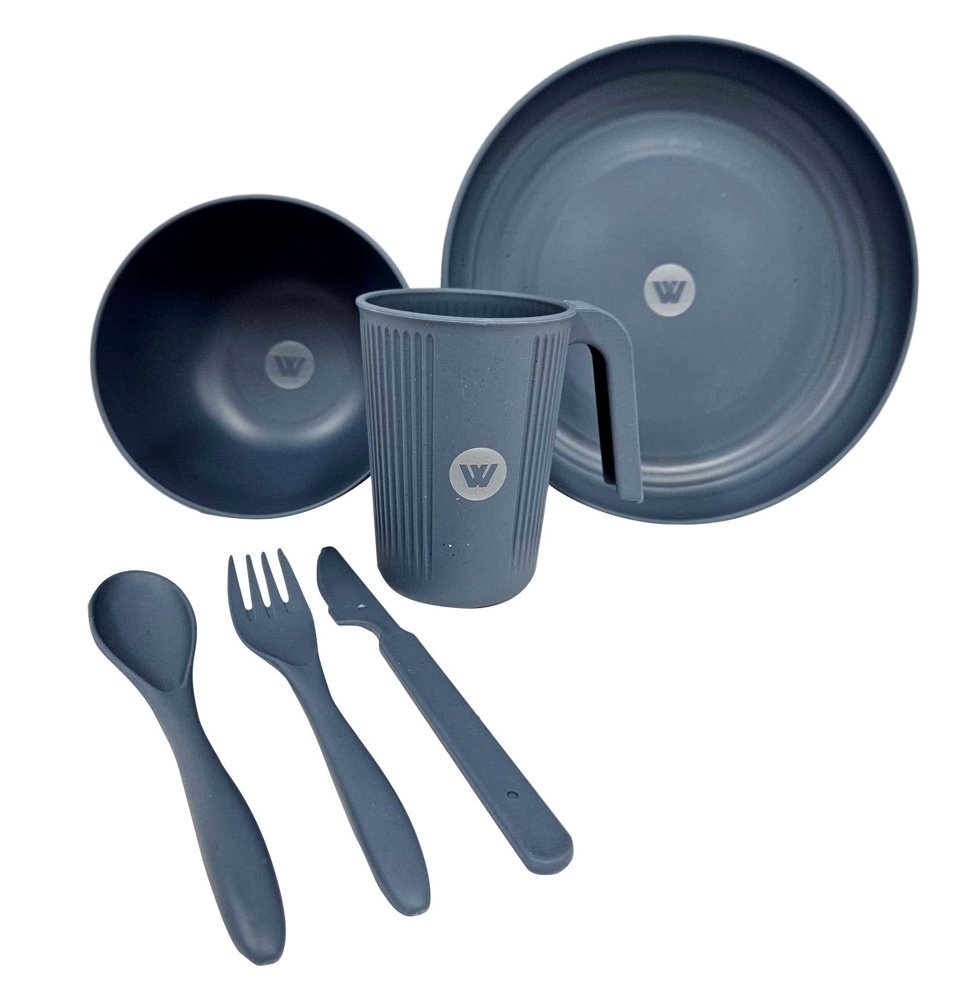Wildtrak 6-Piece Wheat Straw Dinner Set