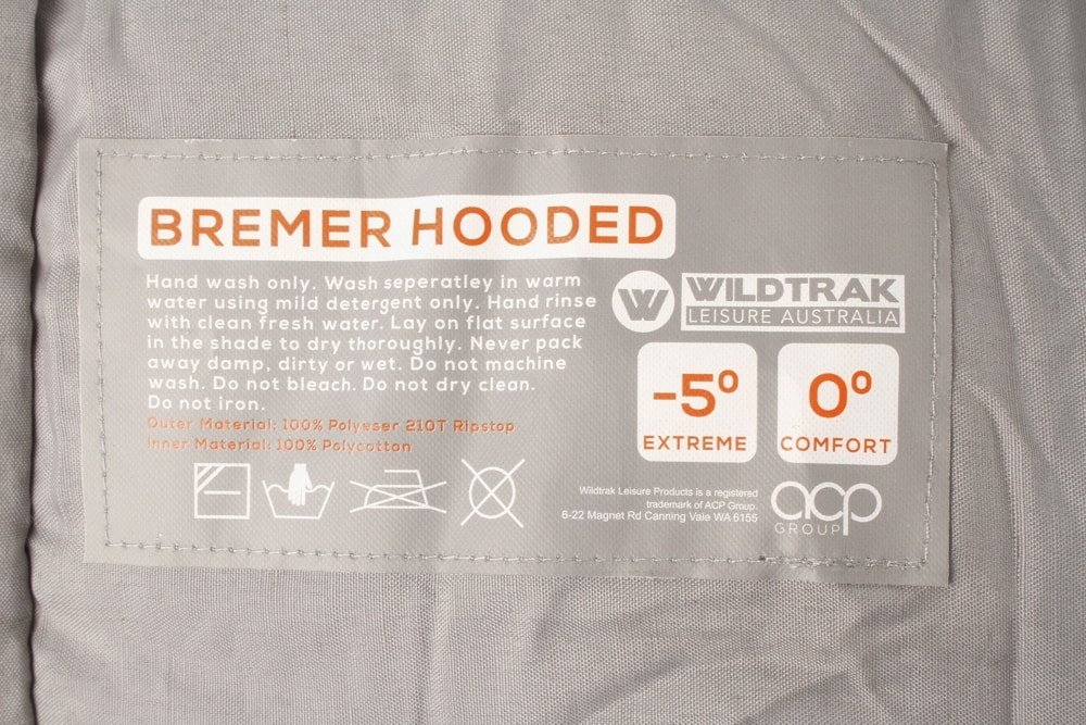 Wildtrak Bremer Hooded -5C Sleeping Bag