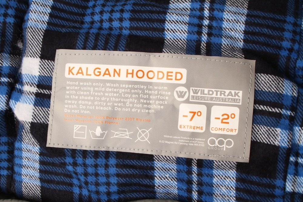 Wildtrak Kalgan Hooded -7C Sleeping Bag