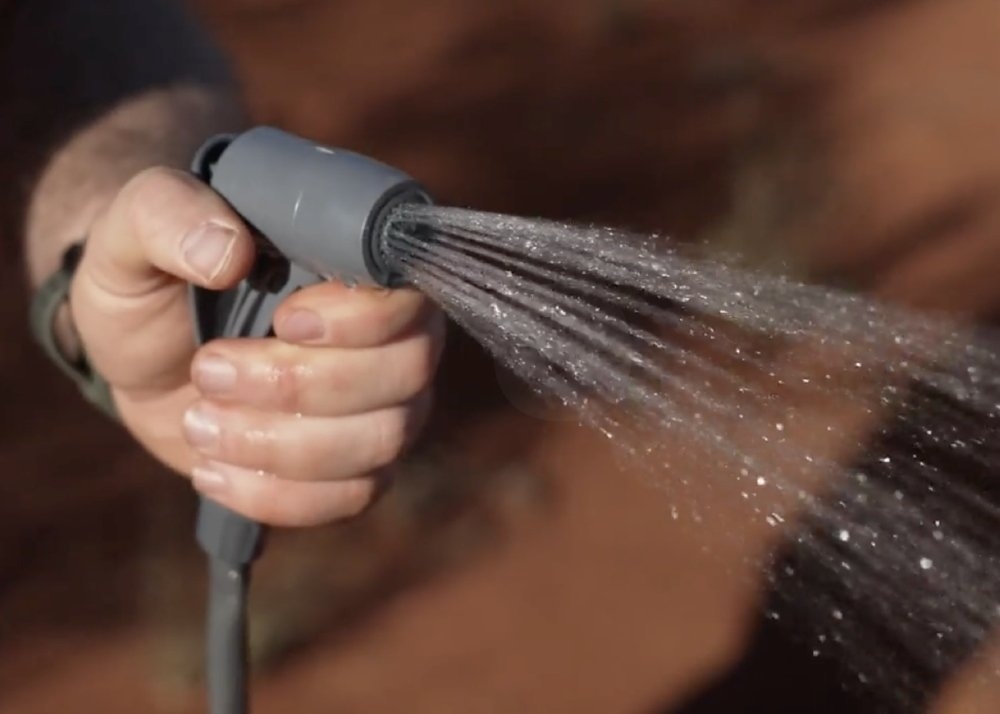 Wildtrak Portable Shower with Foot Pump 15L 