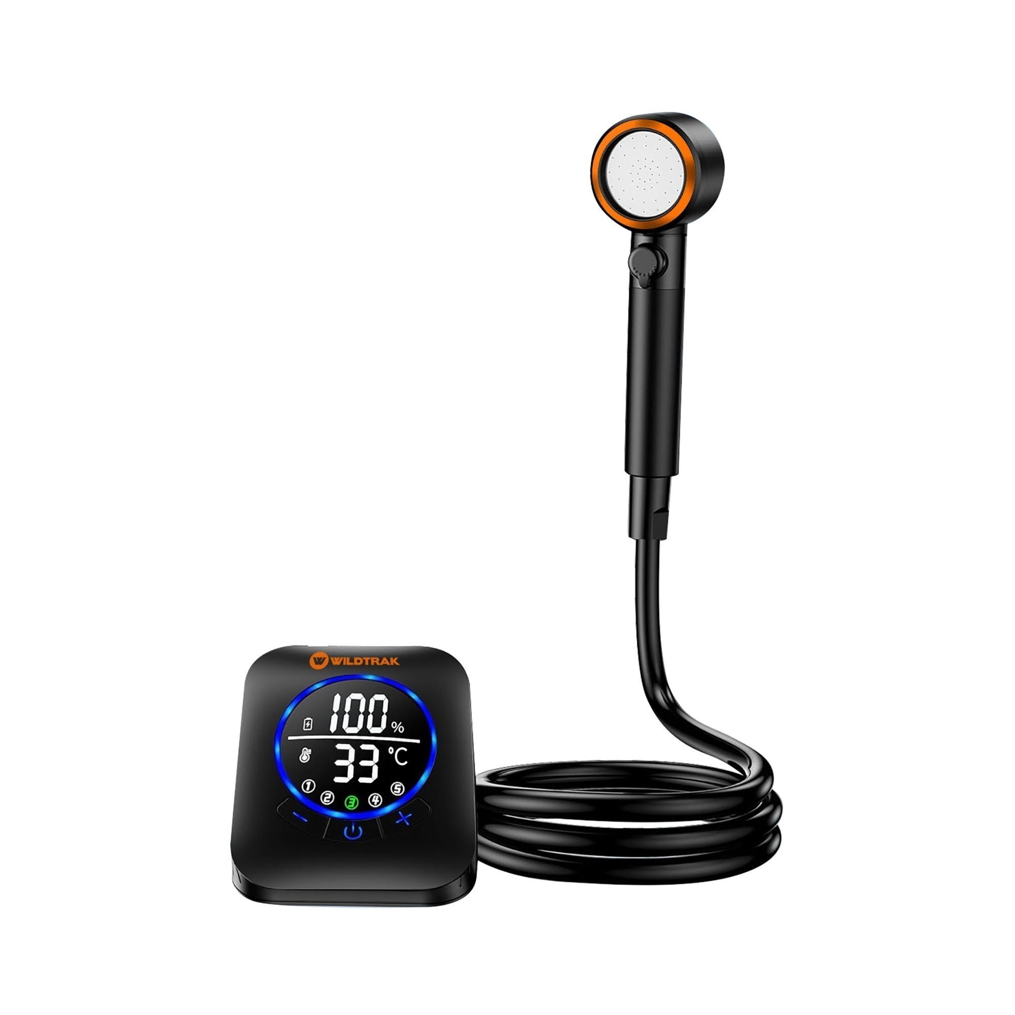 Wildtrak Portable Rechargeable Camping Shower Pro
