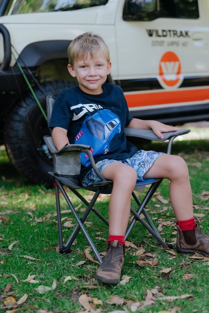 Wildtrak Kids Camping Chair Blue