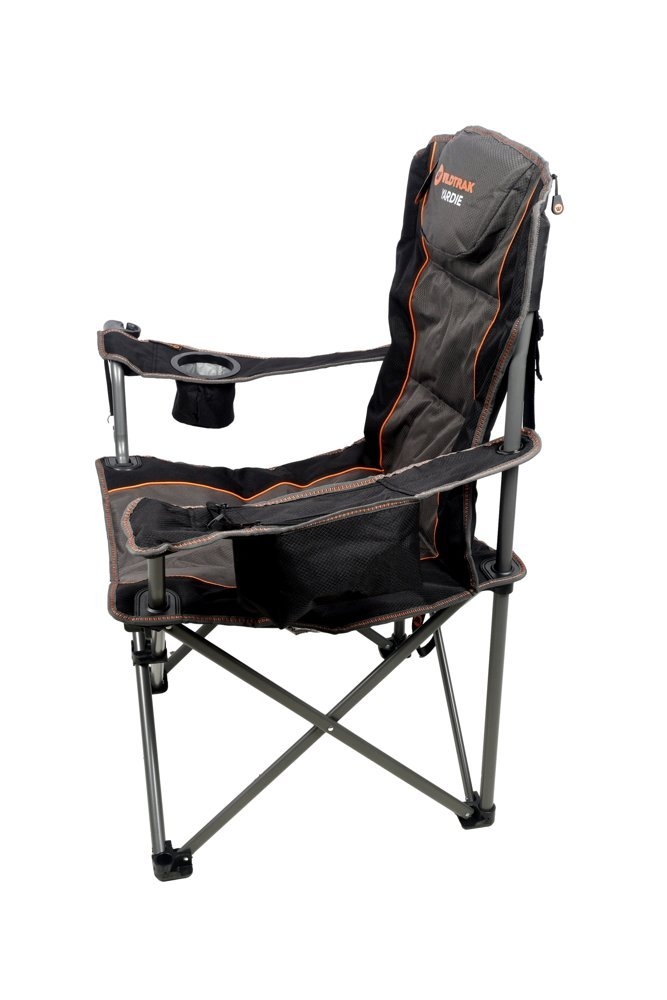 Wildtrak Yardie Deluxe Folding Camping Chair with Insulated Drink Holder