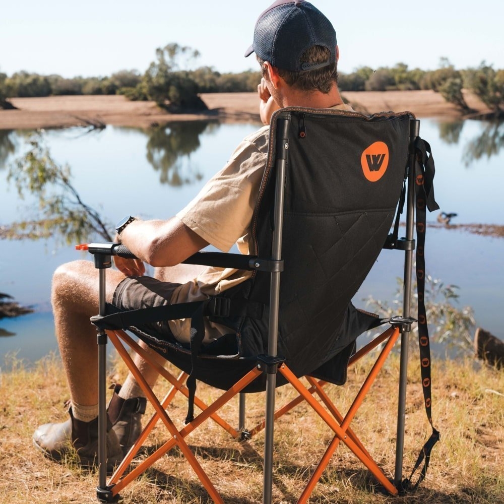Wildtrak Nannup Folding Camp Chair with Lumbar Support