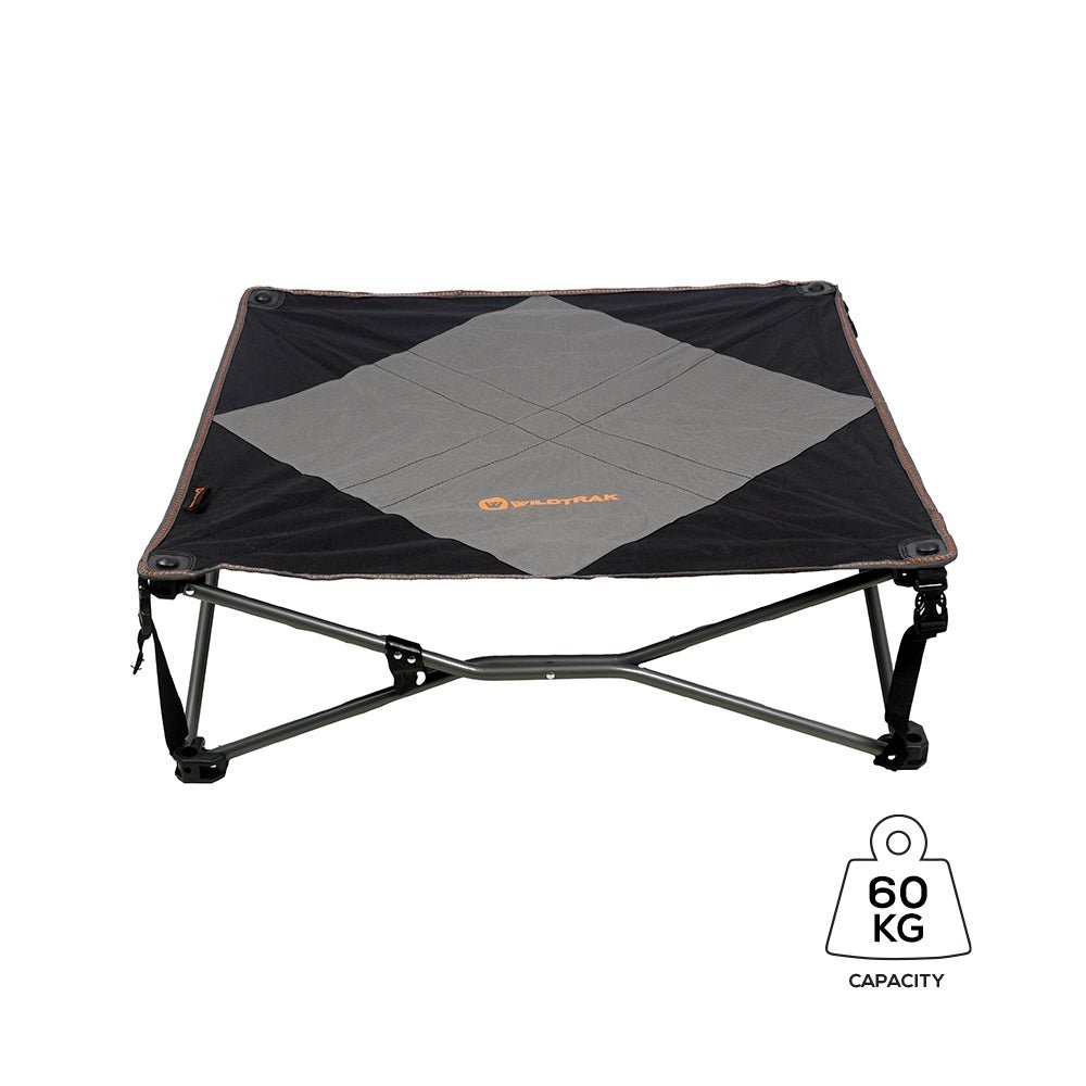 Wildtrak Deluxe Folding Pet Bed 60x60cm