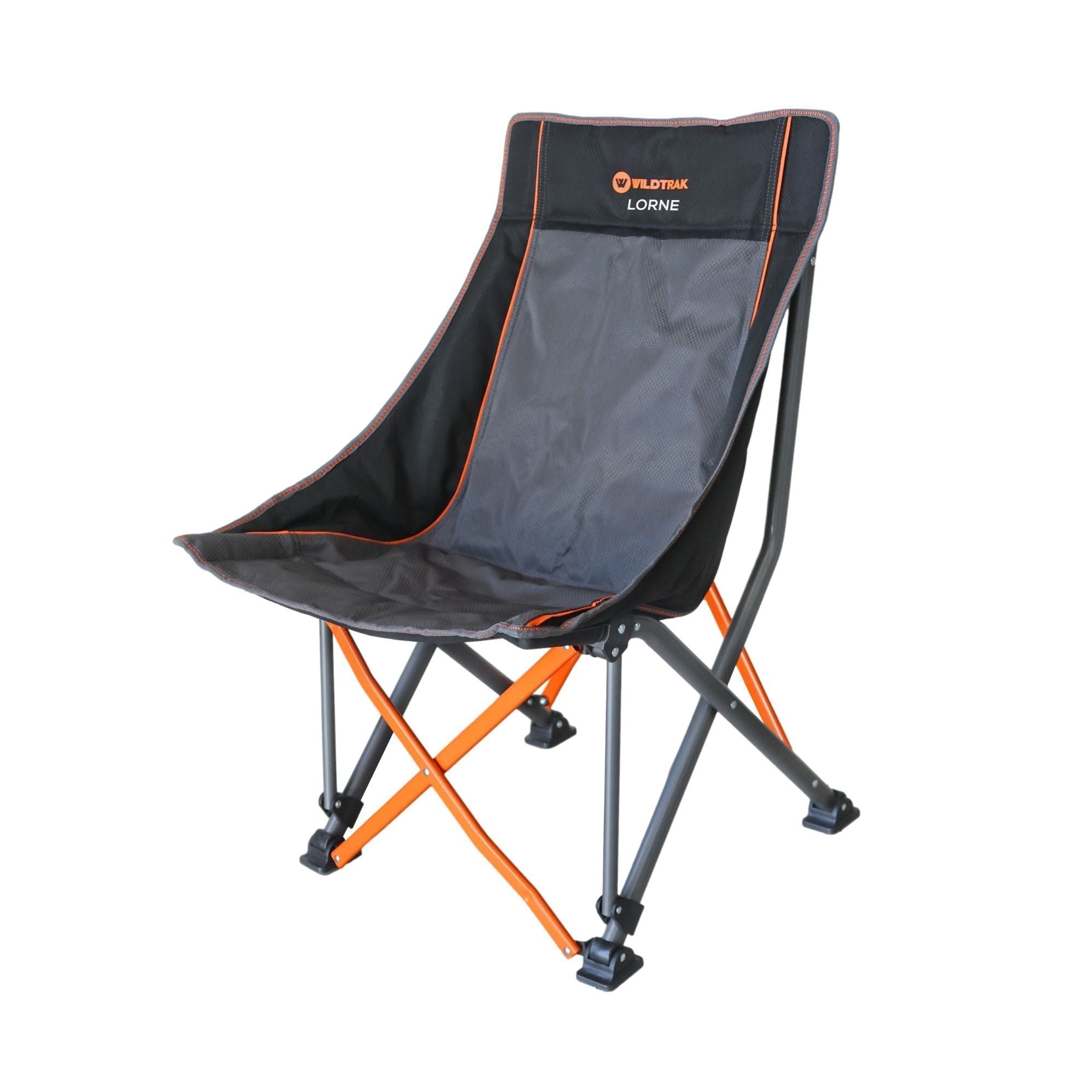 Wildtrak Lorne Easy Fold Compact Contoured Ergonomic Camp Chair 150kg